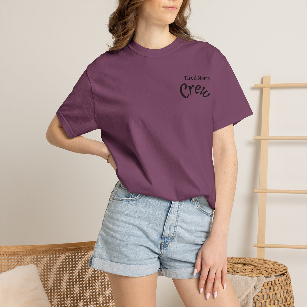 T-Shirt — "Tired Moms Crew" Graphic Tee