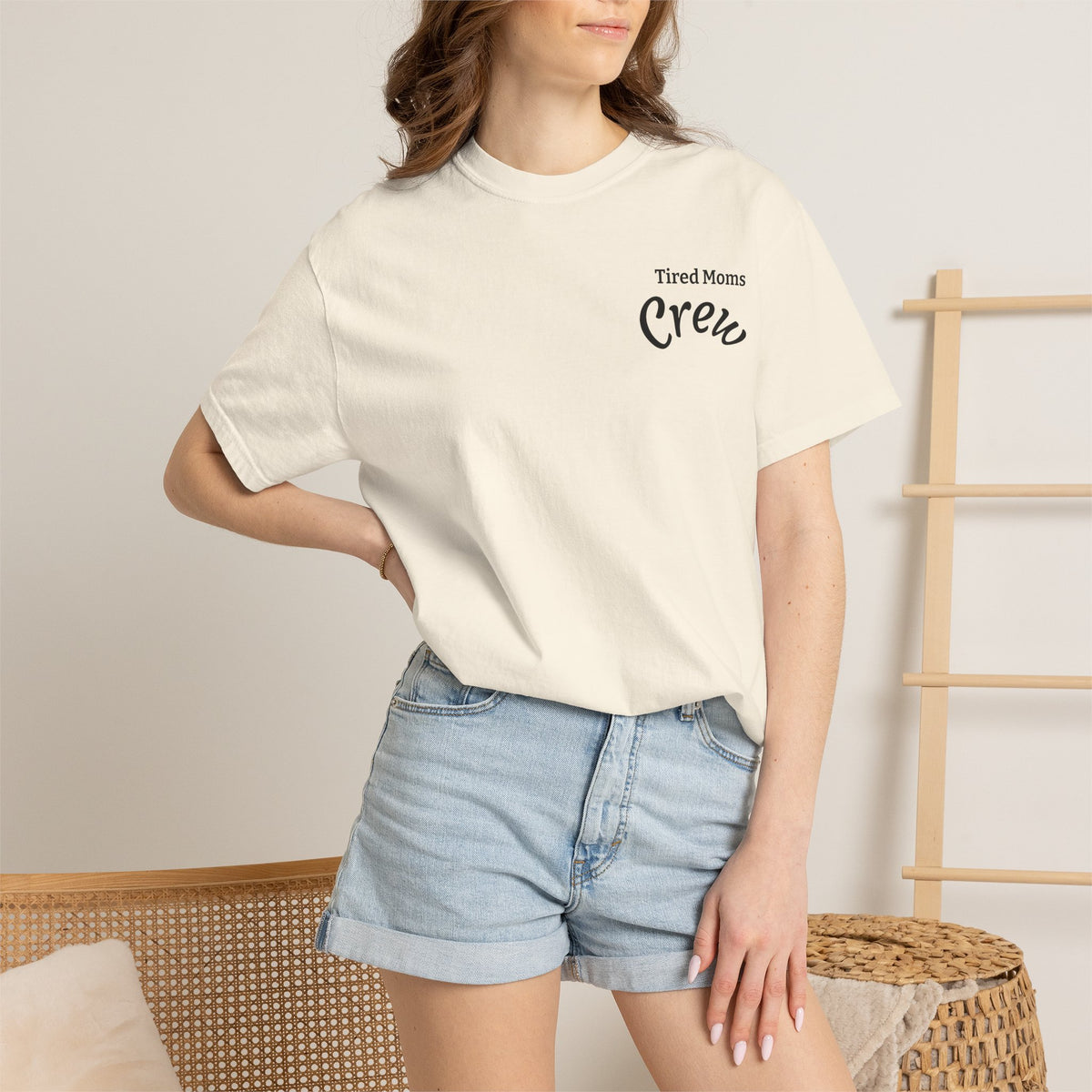 T-Shirt — "Tired Moms Crew" Graphic Tee