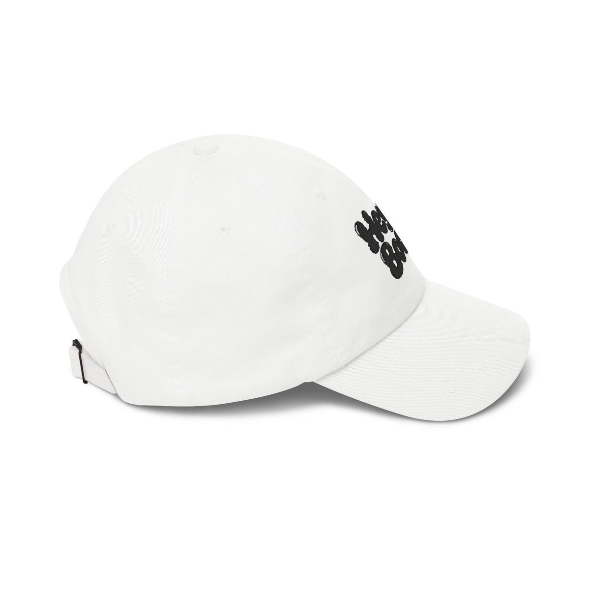 Hey Boo Ghost Dad Cap — Cute Halloween Embroidered Baseball Hat