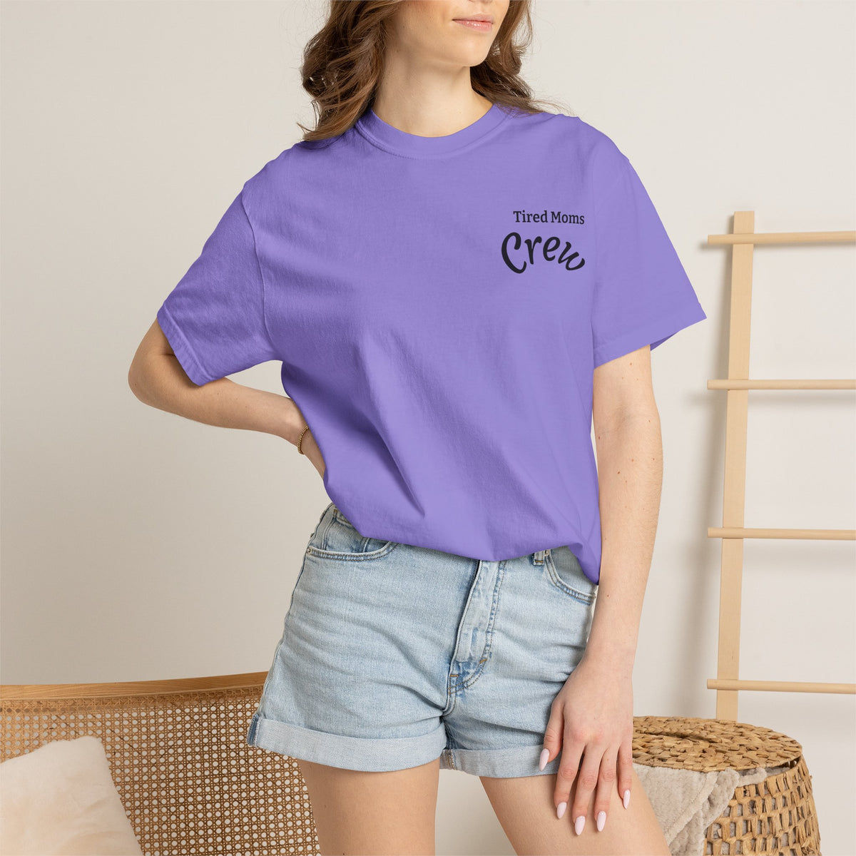 T-Shirt — "Tired Moms Crew" Graphic Tee