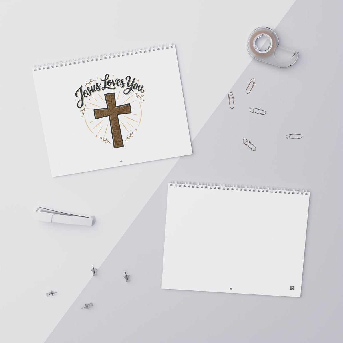 Minimal 2026 Wall Calendar | Modern Grid Monthly Planner
