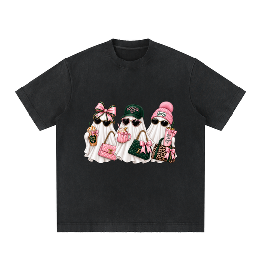 Heavyweight Vintage Washed Frayed T-Shirt
