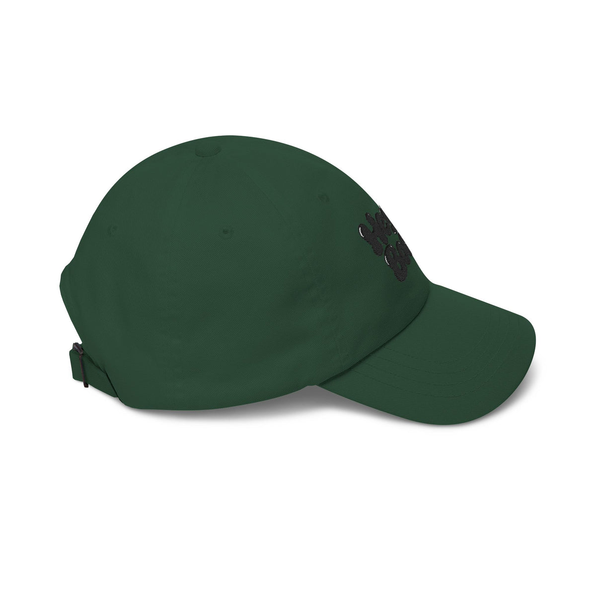 Hey Boo Ghost Dad Cap — Cute Halloween Embroidered Baseball Hat