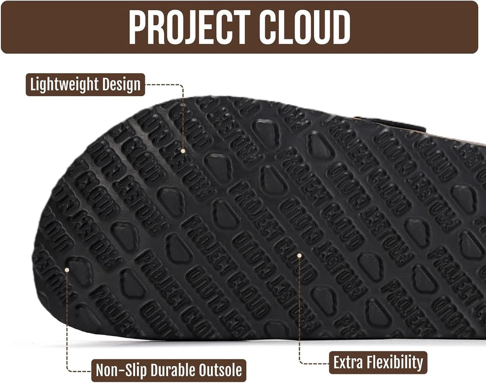 Project Cloud Leather Clogs