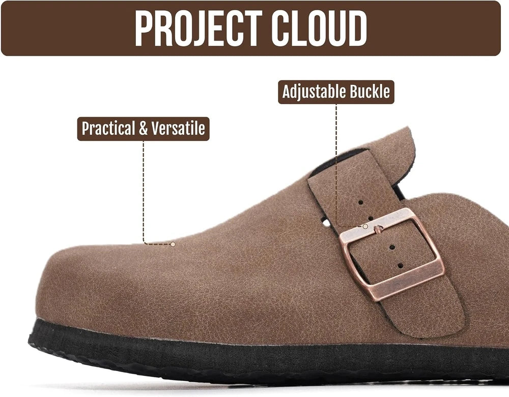 Project Cloud Leather Clogs