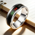 Stainless Steel Couple Mood Ring