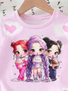 Heart Print Shorts Set