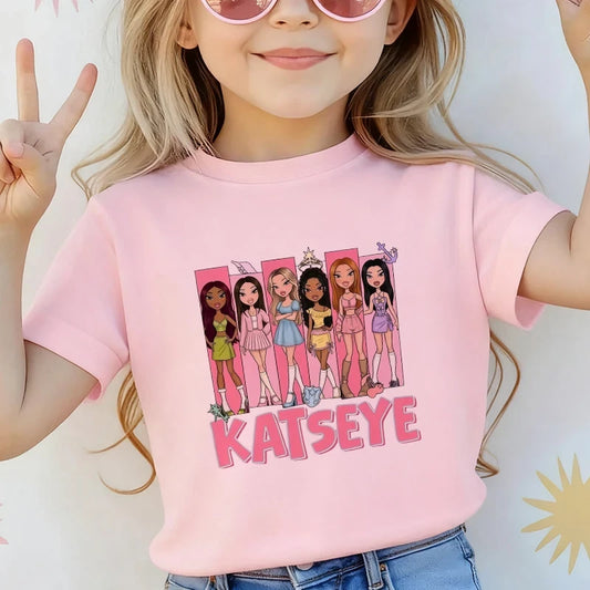 Kids Music Singer Cartoon T-Shirt