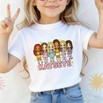 Kids Music Singer Cartoon T-Shirt