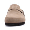 Genuine Suede Slip-On Clogs
