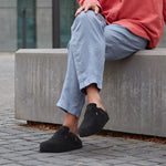 Genuine Suede Slip-On Clogs