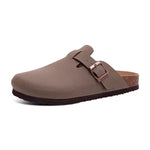 Genuine Suede Slip-On Clogs