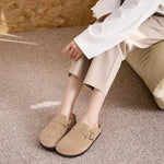 Genuine Suede Slip-On Clogs