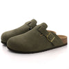 Genuine Suede Slip-On Clogs