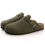 Genuine Suede Slip-On Clogs