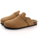Genuine Suede Slip-On Clogs