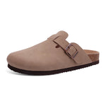 Genuine Suede Slip-On Clogs