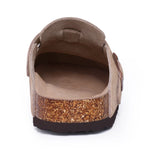 Genuine Suede Slip-On Clogs