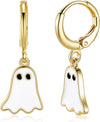 Spooky Ghost Hoop Earrings