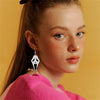 Spooky Skeleton Drop Earrings