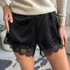 Satin Lace Shorts