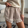 Satin Lace Shorts