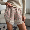 Satin Lace Shorts