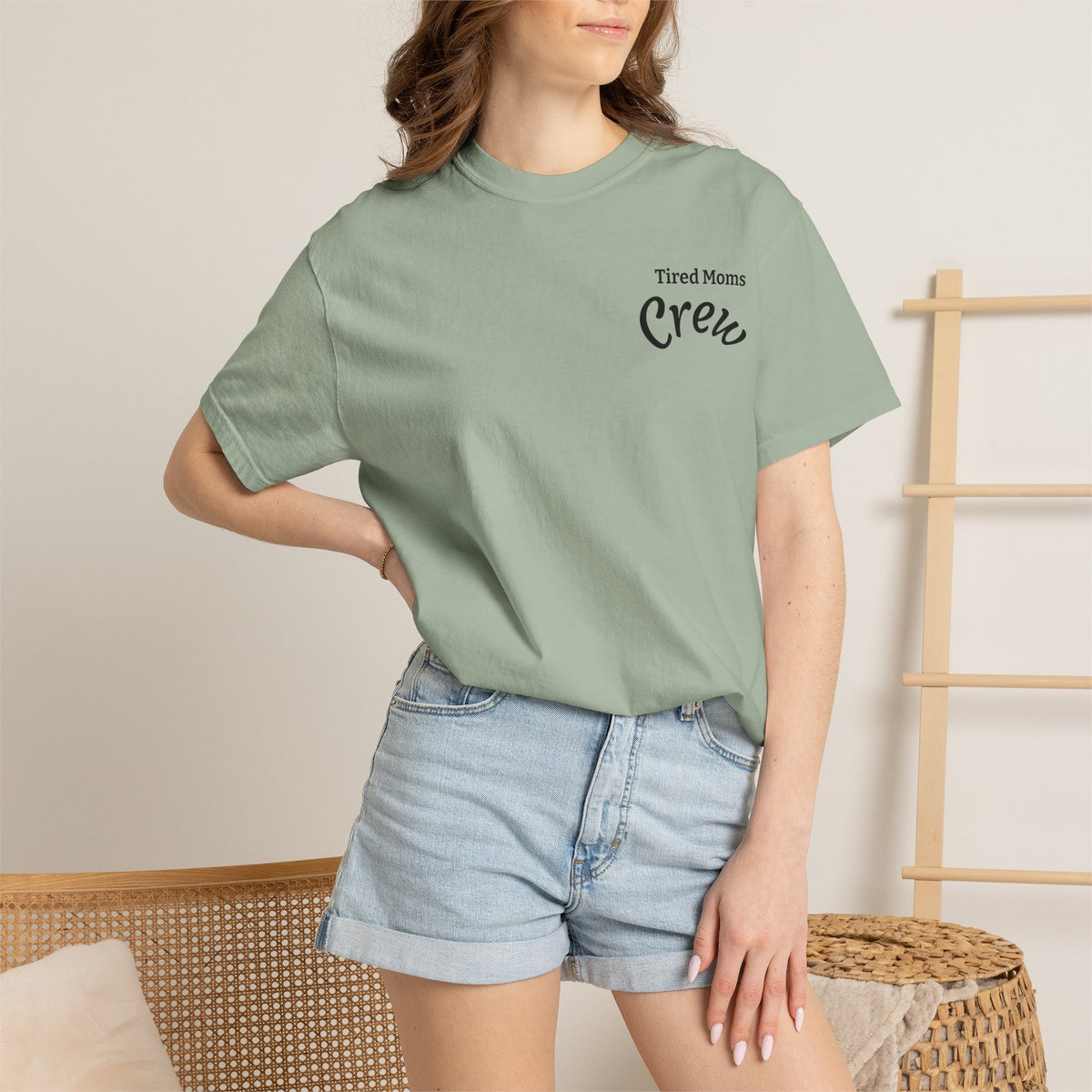 T-Shirt — "Tired Moms Crew" Graphic Tee