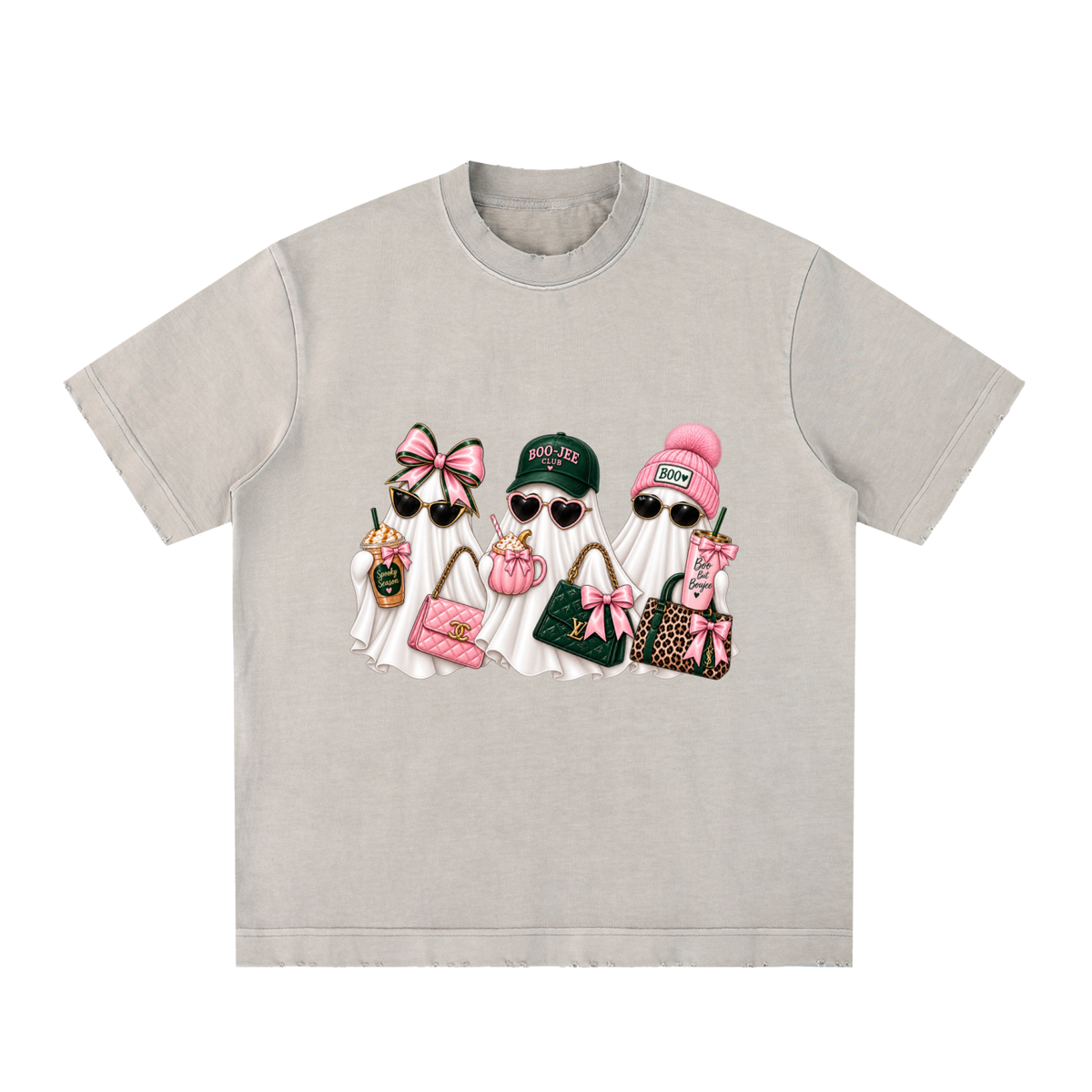Heavyweight Vintage Washed Frayed T-Shirt