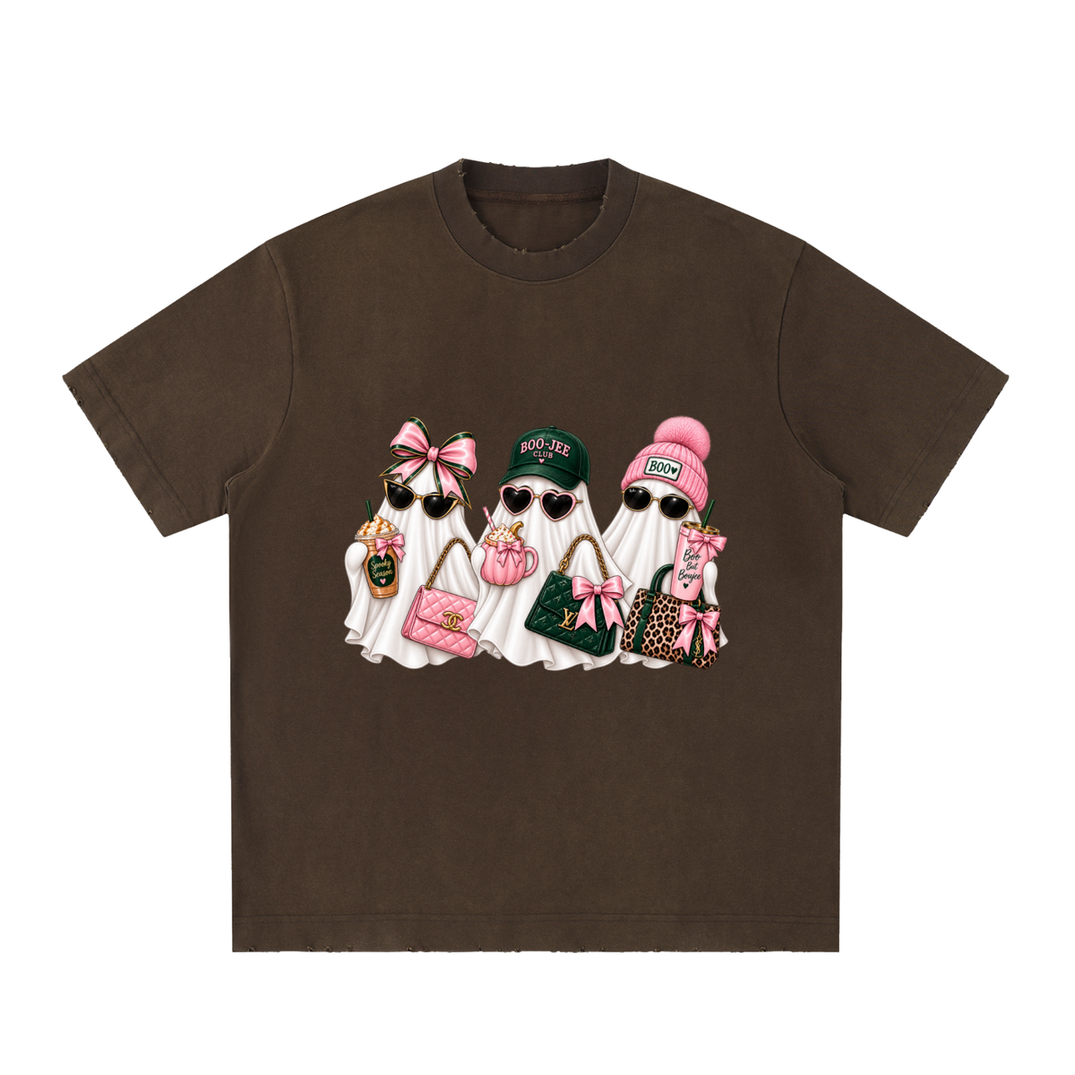 Heavyweight Vintage Washed Frayed T-Shirt