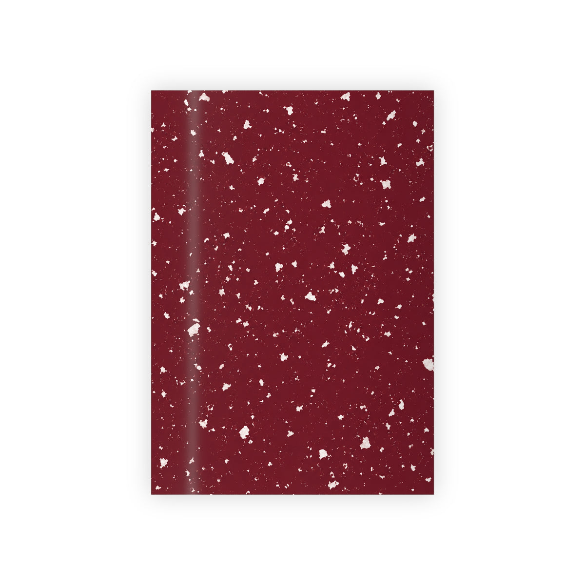 Gift Wrapping Paper Rolls, 1pc Burgundy white specs