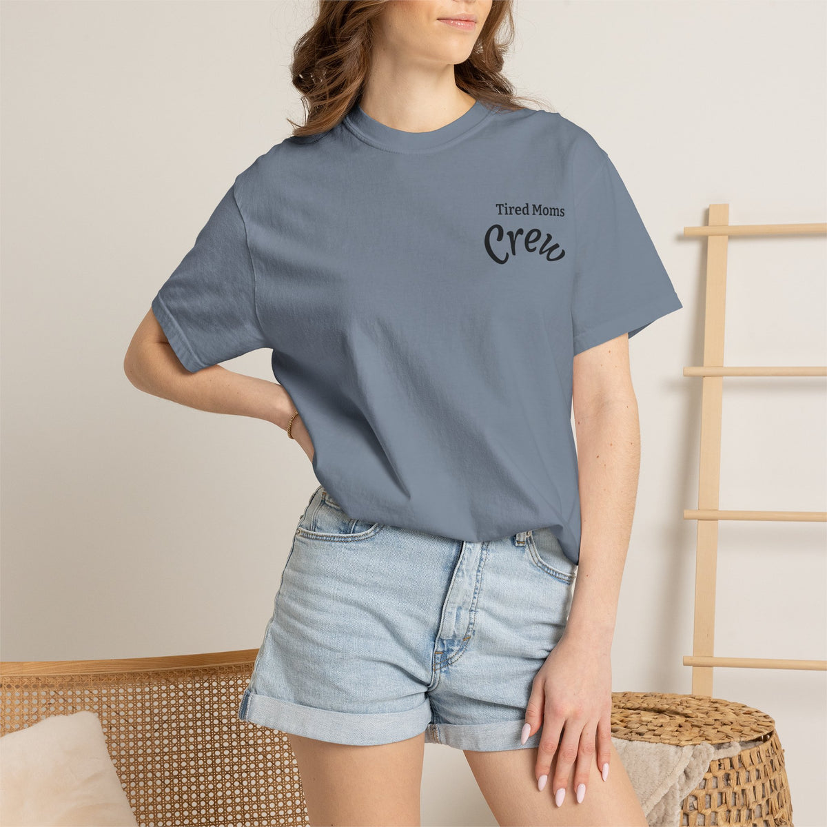 T-Shirt — "Tired Moms Crew" Graphic Tee