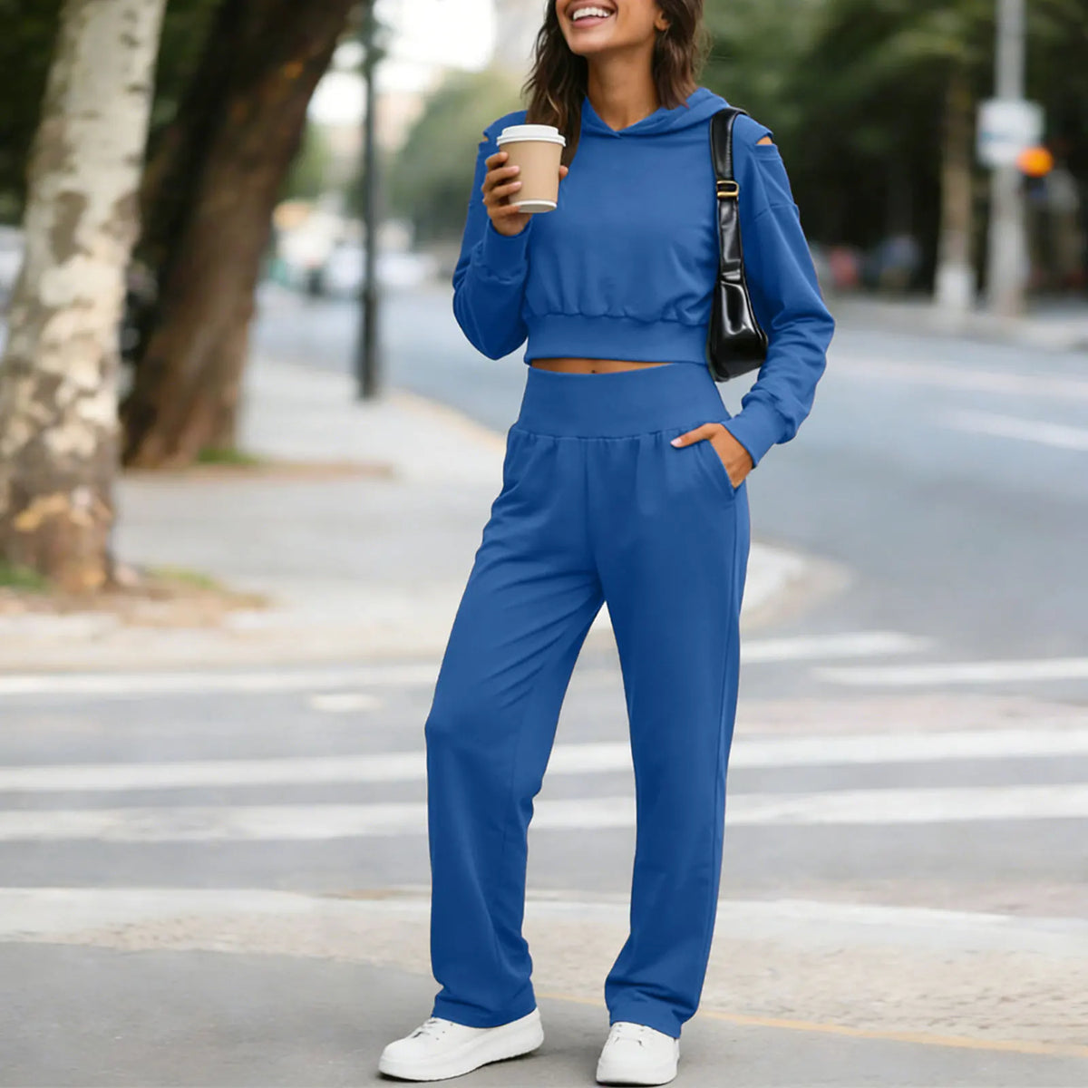 Women Two Piece Outfits Casual Sweatsuits Set Long Sleeve Hoodie Tracksuit 2026 Spring Summer Elegant Fashion Female Suits