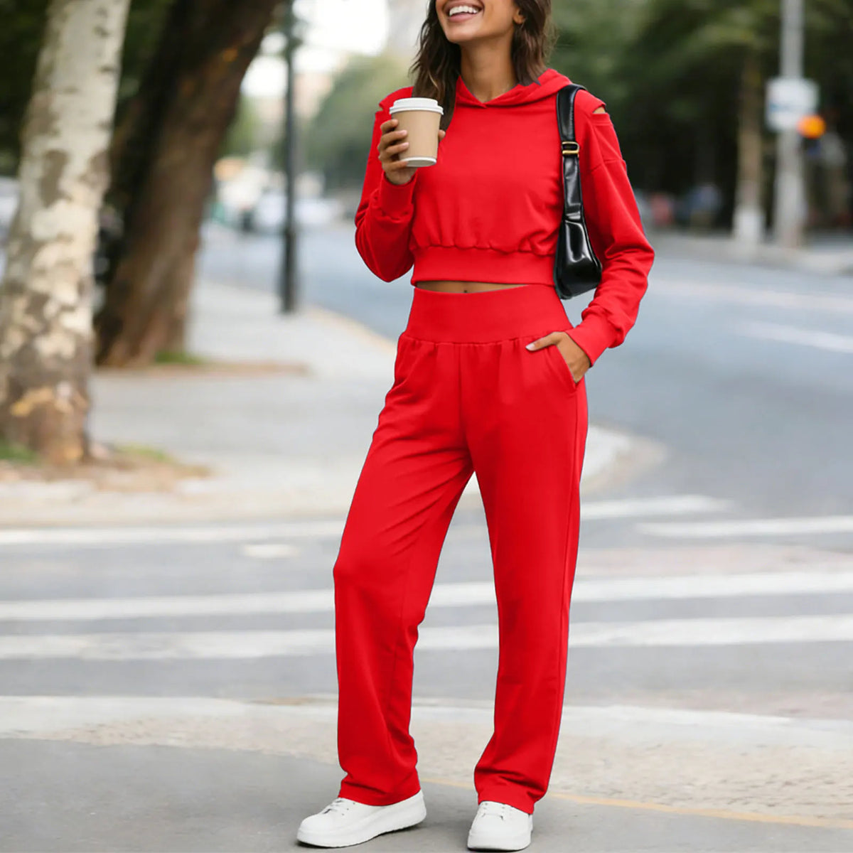 Women Two Piece Outfits Casual Sweatsuits Set Long Sleeve Hoodie Tracksuit 2026 Spring Summer Elegant Fashion Female Suits
