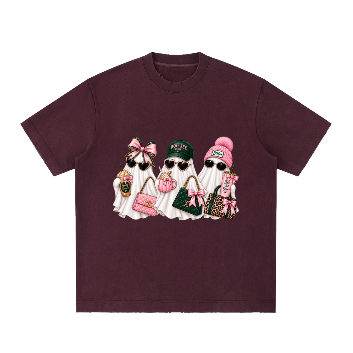 Heavyweight Vintage Washed Frayed T-Shirt