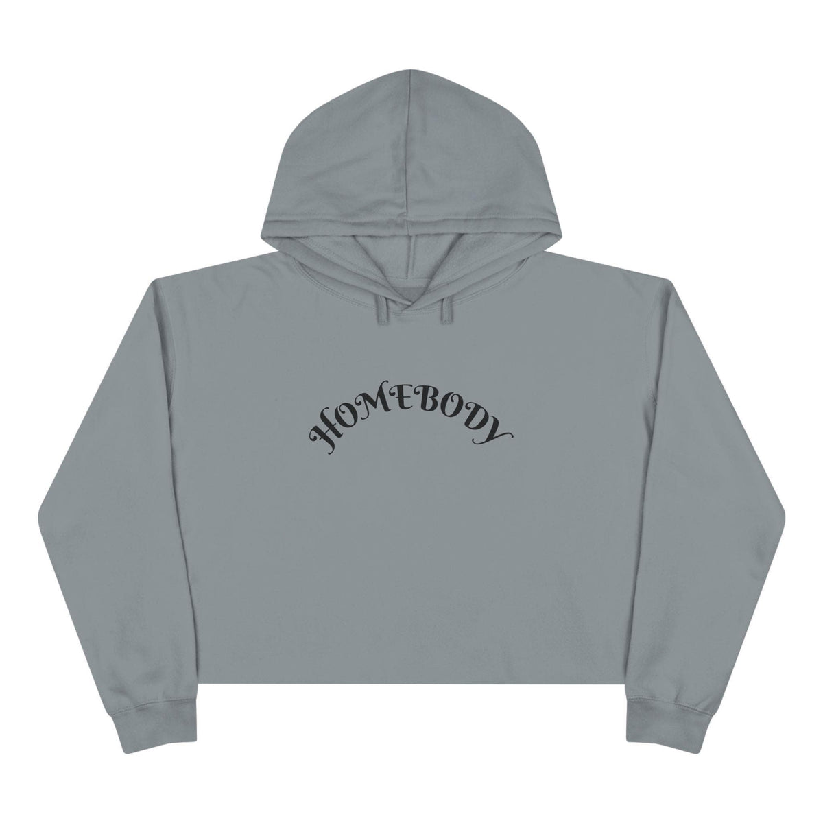 Homebody crop hoodie | Homebody text, cozy loungewear, minimalist chest script