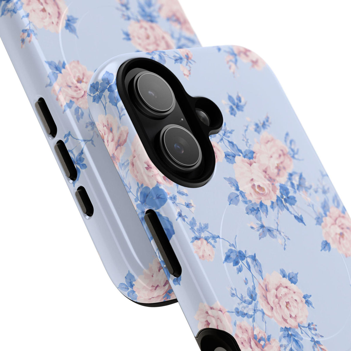 Blue Floral Tough Magnetic Cases