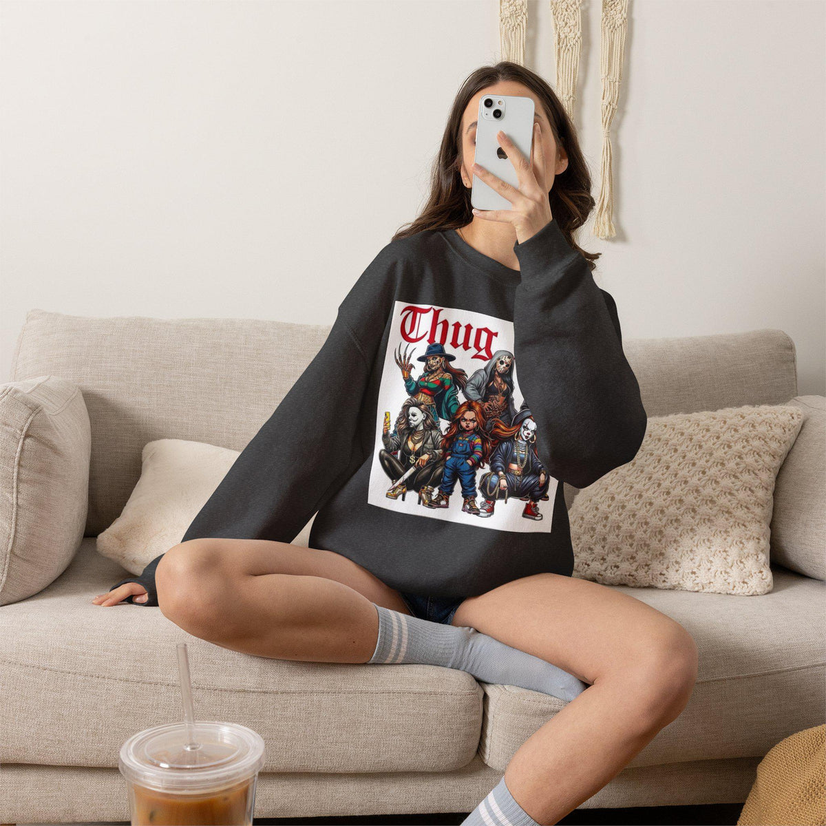 Spooky Themed Crewneck, Spook Sweatshirt