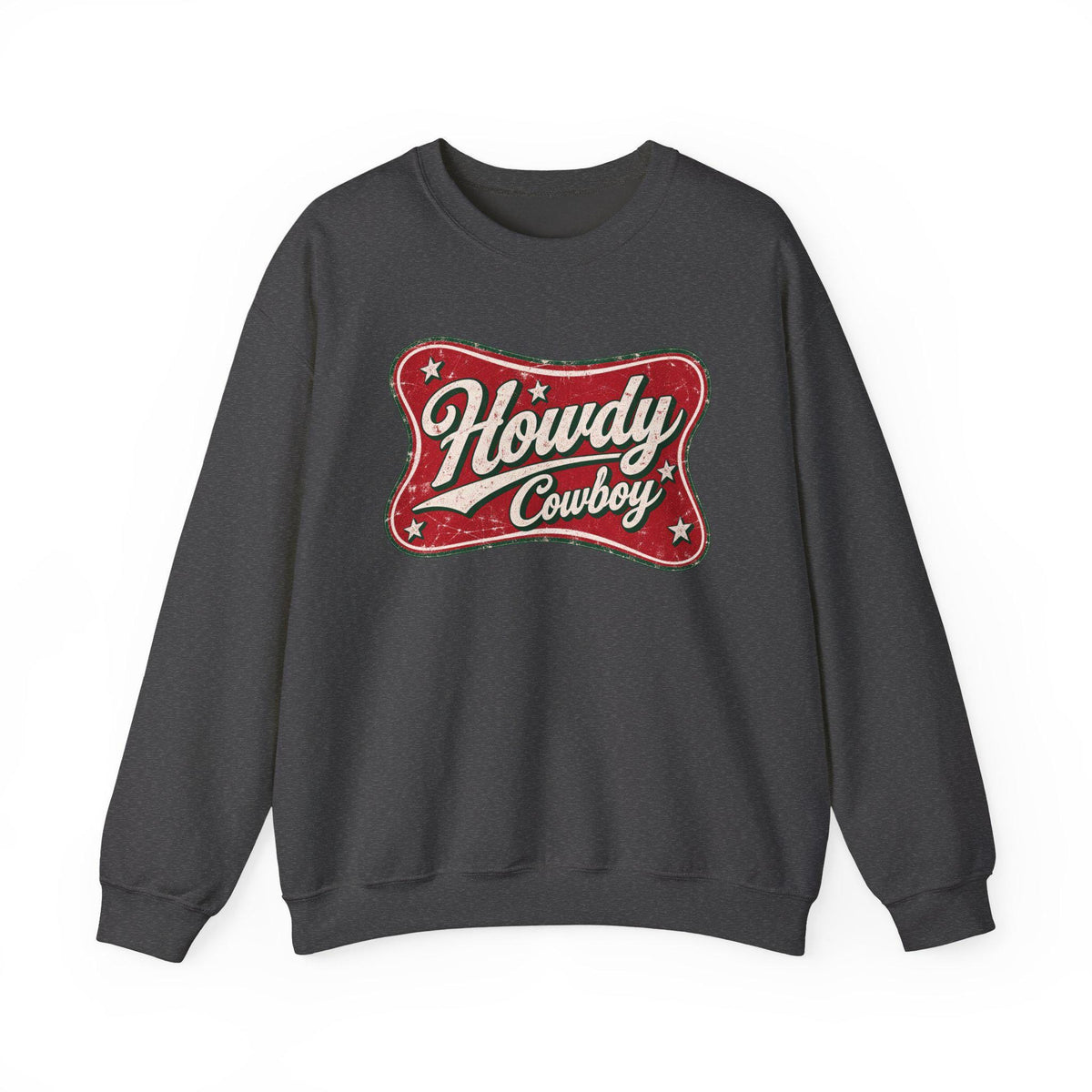 Howdy Cowboy Retro Crewneck Sweatshirt