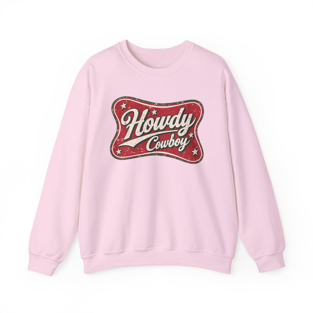 Howdy Cowboy Retro Crewneck Sweatshirt