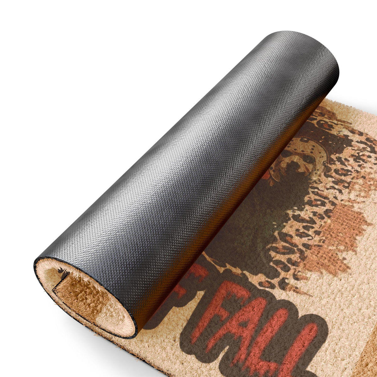The Boys of Fall Doormat: Tufted Coir Coconut Fiber, Outdoor Welcome Mat