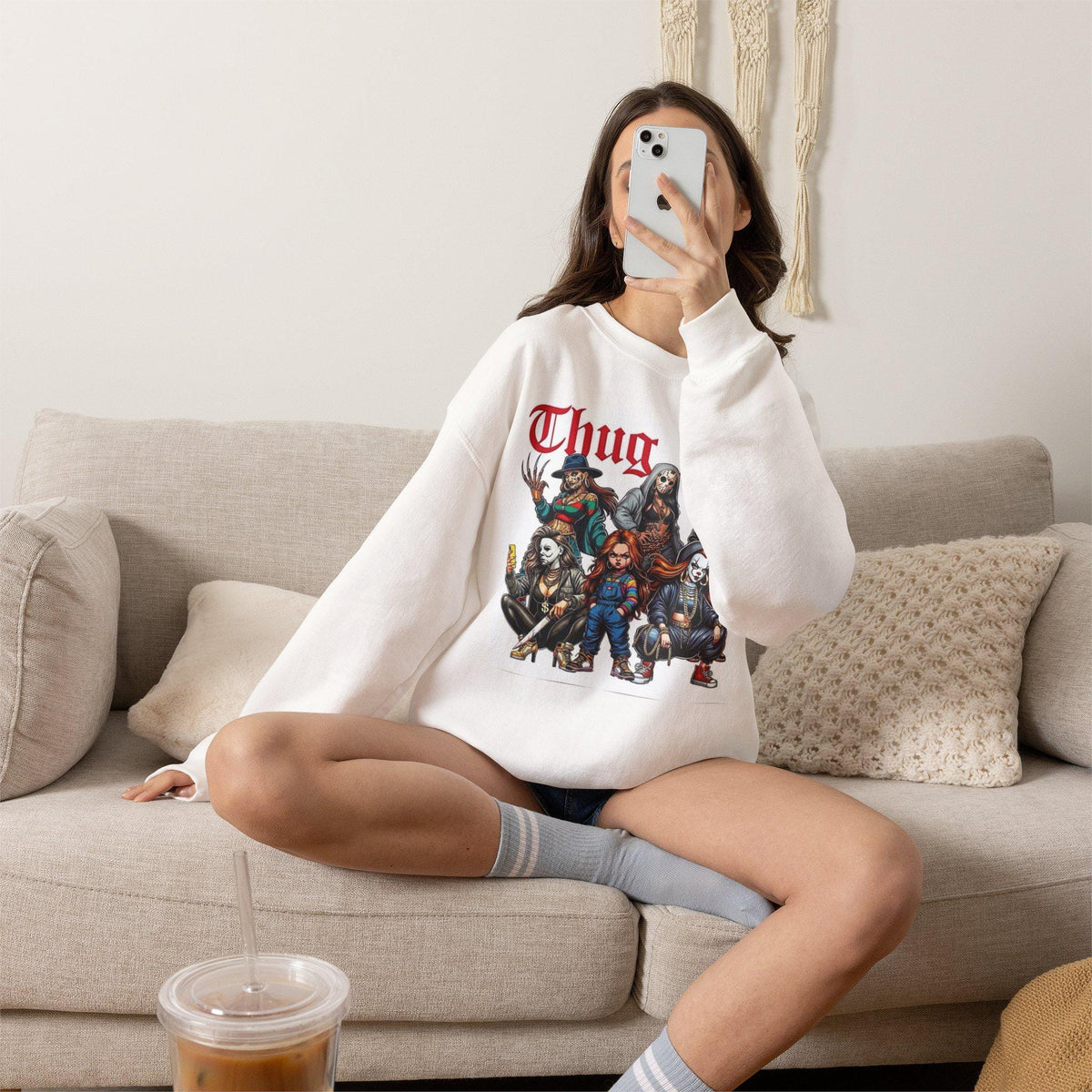 Spooky Themed Crewneck, Spook Sweatshirt