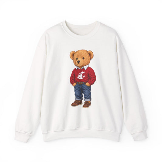 Coug Bear Crewneck