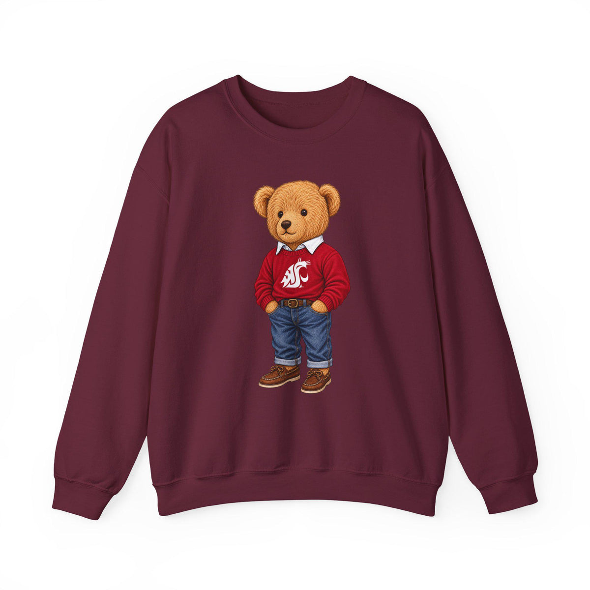 Coug Bear Crewneck