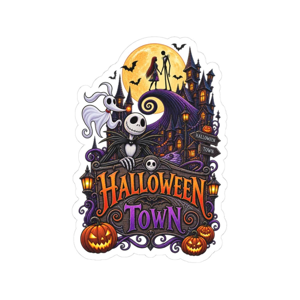 Halloween town Stickers