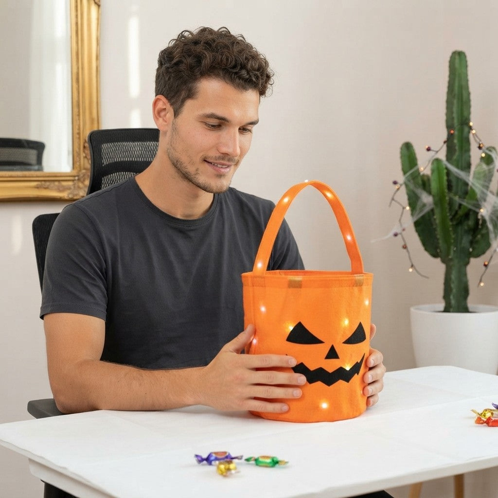 Halloween Pumpkin Tote Bag