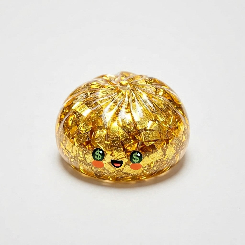 Glitter Dumpling Fidget Toy