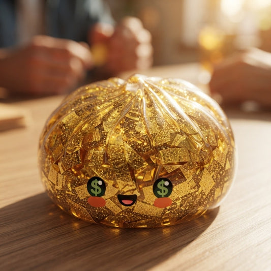 Glitter Dumpling Fidget Toy