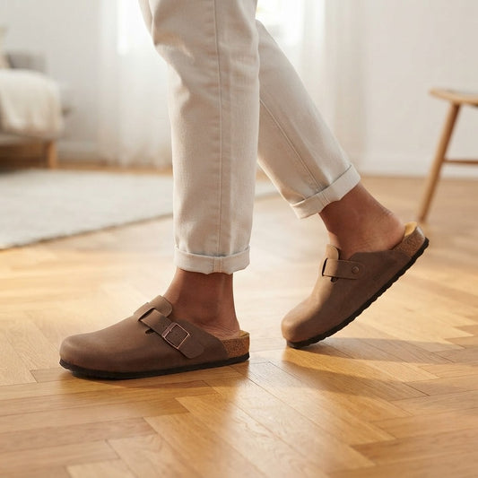 Project Cloud Leather Clogs
