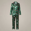Christmas Reindeer Satin Pajama Set